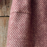 Bordo toņa 100% vilnas ziemas halāts/pusmētelis bez oderes M