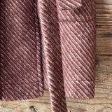 Bordo toņa 100% vilnas ziemas halāts/pusmētelis bez oderes M