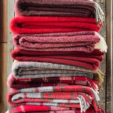 Bordo toņa aitas vilnas sega 130x200cm