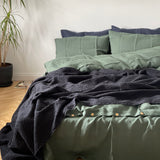 MEŽA ZAĻŠ tonis | Segas pārvalks no mīkstināta 100% lina | Dažādi izmēri